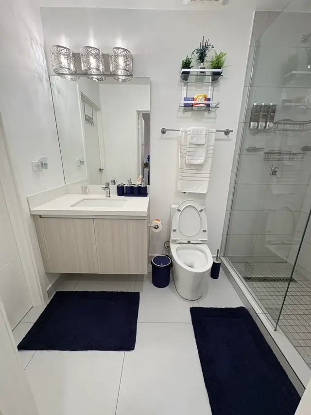Bathroom after ELCS cleaning